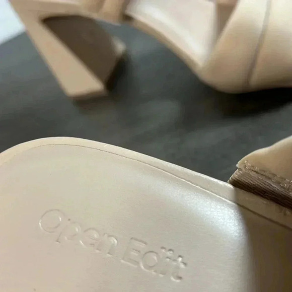 NEW- Open Edit Block Heel Sandals Size 10 - Picture 4 of 12